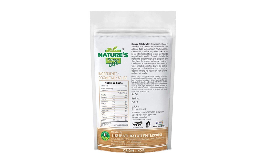Nature's Gift Coconut Milk Powder    Pack  500 grams